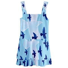 Illustrations Birds Flying Kids  Layered Skirt Swimsuit