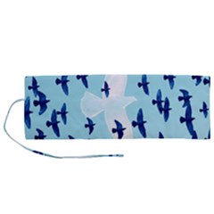 Illustrations Birds Flying Roll Up Canvas Pencil Holder (m)