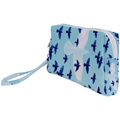 Illustrations Birds Flying Wristlet Pouch Bag (small) by HermanTelo