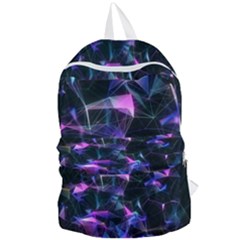 Abstract Atom Background Foldable Lightweight Backpack