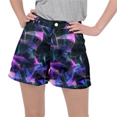 Abstract Atom Background Ripstop Shorts