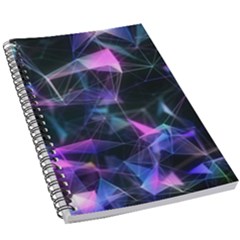 Abstract Atom Background 5 5  X 8 5  Notebook