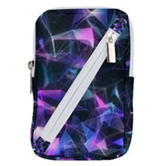 Abstract Atom Background Belt Pouch Bag (large) by Mariart