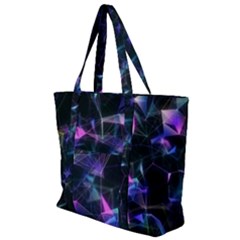 Abstract Atom Background Zip Up Canvas Bag by Mariart