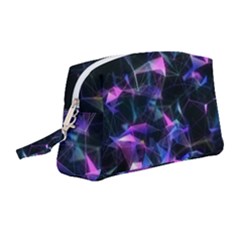 Abstract Atom Background Wristlet Pouch Bag (medium)