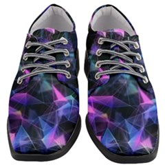 Abstract Atom Background Women Heeled Oxford Shoes by Mariart