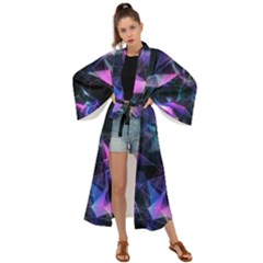 Abstract Atom Background Maxi Kimono by Mariart