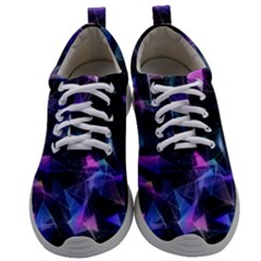 Abstract Atom Background Mens Athletic Shoes