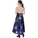 Abstract Atom Background Tie Back Maxi Dress View2