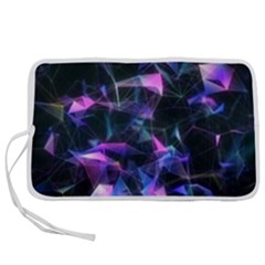 Abstract Atom Background Pen Storage Case (m)