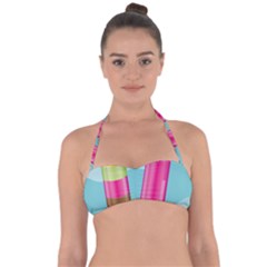 Ice Cream Parlour Halter Bandeau Bikini Top by HermanTelo