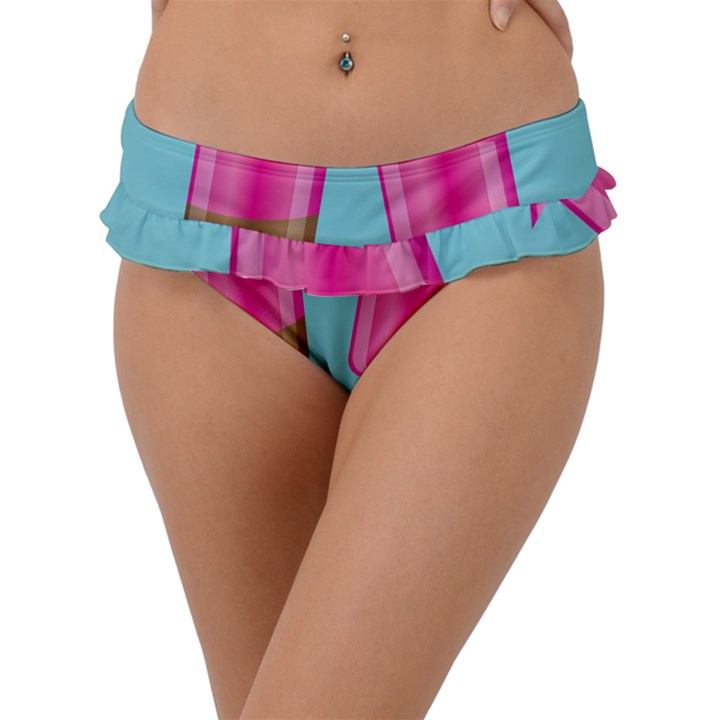 Ice Cream Parlour Frill Bikini Bottom