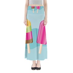 Ice Cream Parlour Full Length Maxi Skirt by HermanTelo