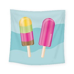 Ice Cream Parlour Square Tapestry (small)