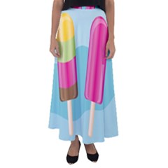 Ice Cream Parlour Flared Maxi Skirt by HermanTelo