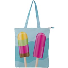 Ice Cream Parlour Double Zip Up Tote Bag by HermanTelo