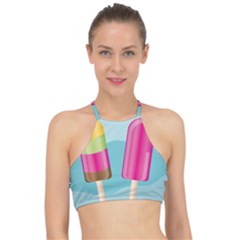 Ice Cream Parlour Racer Front Bikini Top by HermanTelo