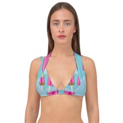 Ice Cream Parlour Double Strap Halter Bikini Top by HermanTelo