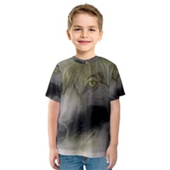 Wolf Evil Monster Kids  Sport Mesh Tee