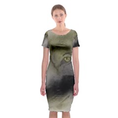 Wolf Evil Monster Classic Short Sleeve Midi Dress