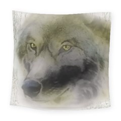 Wolf Evil Monster Square Tapestry (large)