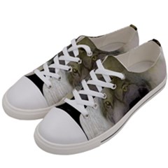 Wolf Evil Monster Women s Low Top Canvas Sneakers