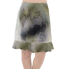 Wolf Evil Monster Fishtail Chiffon Skirt by HermanTelo