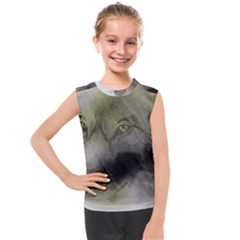 Wolf Evil Monster Kids  Mesh Tank Top