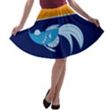 Fish Water Fisherman A-line Skater Skirt View1