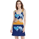 Fish Water Fisherman Velvet Cutout Dress View1