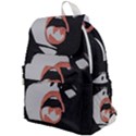 Wide open and ready - kinky girl face in the dark Top Flap Backpack View1