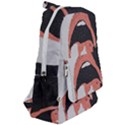 Wide open and ready - kinky girl face in the dark Travelers  Backpack View2