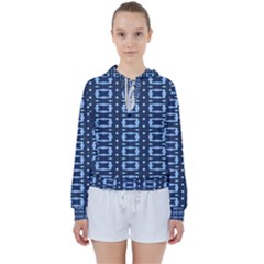 Geometry Blocks Women s Tie Up Sweat by Sparkle