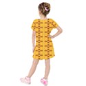 Digital Illusion Kids  Short Sleeve Velvet Dress View2