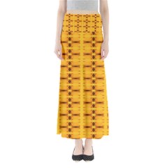 Digital Illusion Full Length Maxi Skirt by Sparkle