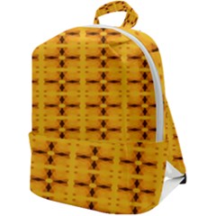 Digital Illusion Zip Up Backpack