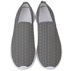 Black And White Triangles Men s Slip On Sneakers by Sparkle