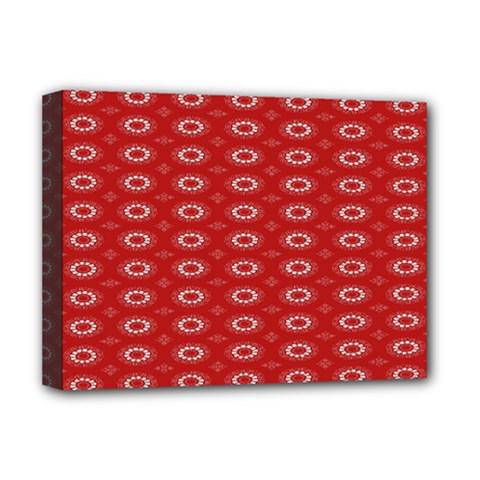 Red Kalider Deluxe Canvas 16  X 12  (stretched)  by Sparkle