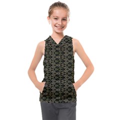 Kal00665 Kids  Sleeveless Hoodie