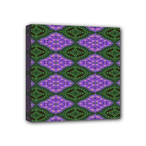 Digital Grapes Mini Canvas 4  X 4  (stretched) by Sparkle