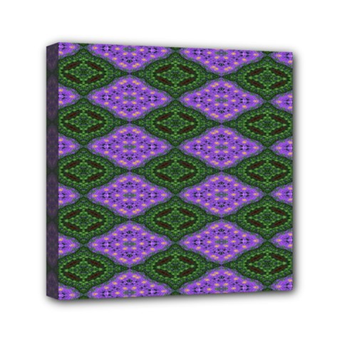 Digital Grapes Mini Canvas 6  X 6  (stretched) by Sparkle