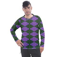 Digital Grapes Men s Pique Long Sleeve Tee