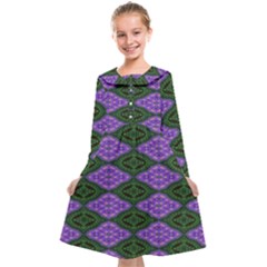 Digital Grapes Kids  Midi Sailor Dress