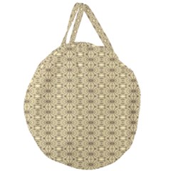 Digital Flowers Giant Round Zipper Tote by Sparkle