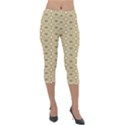 Digital Flowers Lightweight Velour Capri Leggings  View1