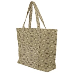 Digital Flowers Zip Up Canvas Bag by Sparkle