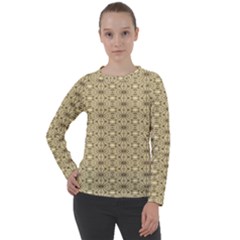 Digital Flowers Women s Long Sleeve Raglan Tee