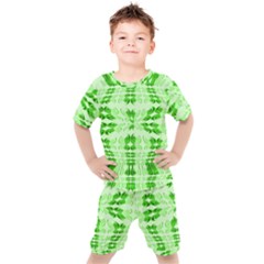 Digital Illusion Kids  Tee And Shorts Set by Sparkle