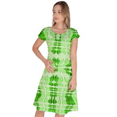 Digital Illusion Classic Short Sleeve Dress