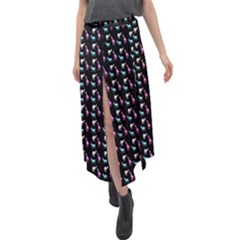 Animalsss Velour Split Maxi Skirt by Sparkle